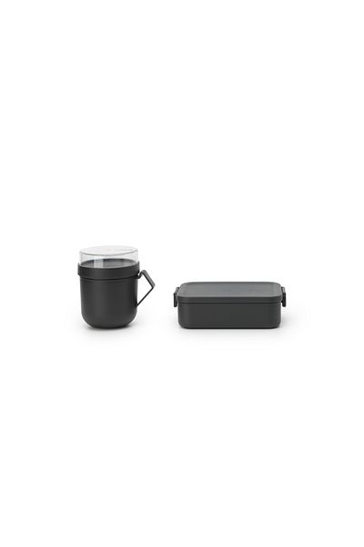Brabantia Make and Take Lunch Set, 2 pieces Soup Mug Lunch Box Medium