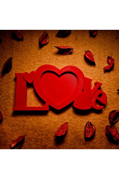 CHARA Love Heart Shaped Frame