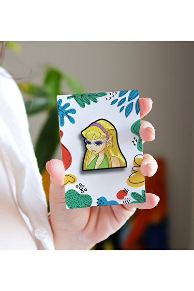 Rozzy Lab Winx Club Stella - Rozet - Broş - Yaka Çanta Aksesuar