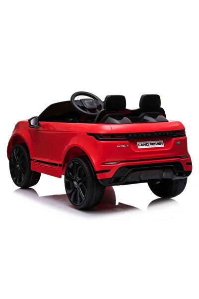 Fab N Funky سيارة رينج روفر مرخصة تعمل بالبطارية مع موسيقى وأضواء LED لمدة 4 سنوات فما فوق، حمراء