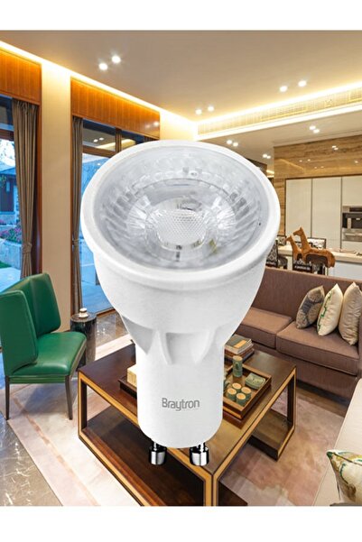 Braytron BA25-00450-BRAYTRON 4.5W 3000K GÜN IŞIĞI GU10 LENSLİ LED AMPUL 6 LI ...