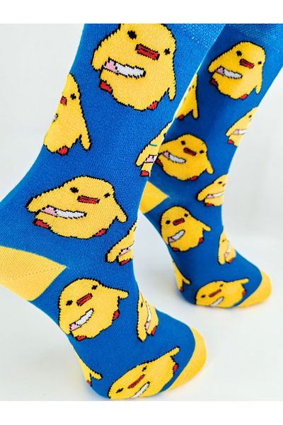 Shuttle Park Unisex Special Series Happy Colorful Socks Crazy Duck Πολύχρωμες κάλτσες με μοτίβο