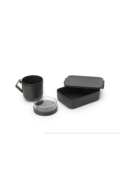 Brabantia Make and Take Lunch Set, 2 pieces Soup Mug Lunch Box Medium