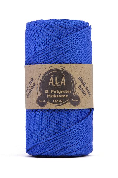 aladepo XL Polyester - Macrame No:6 Σχοινί Χοντρή Τσάντα
