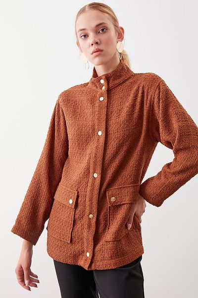 Vitrin Jacke mit geknöpften Taschen