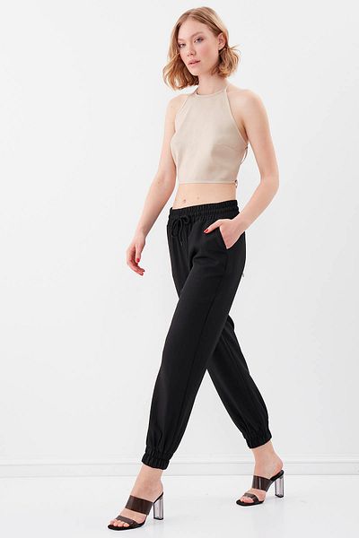 Vitrin Elastic Waist and Leg Trousers