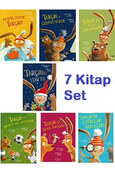 TÜRKİYE İŞ BANKASI KÜLTÜR YAYINLARI Tarçın ve Arkadaşları 7 Kitap Dev Set