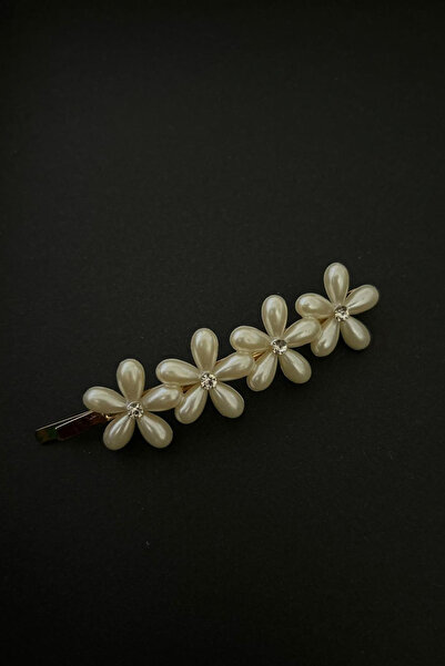 Saint Charmes Πλαϊνή πόρπη με λεπτομέρεια μαργαριταριού