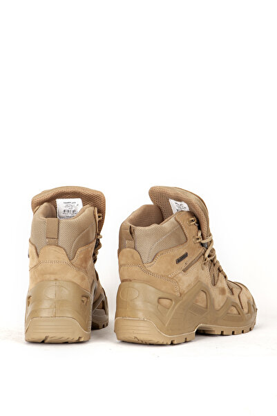 Hammer Jack Ανδρικές μπότες από γνήσιο δέρμα - Χοντρή σόλα, κορδόνια, χρώμα άμμου Hj 23020