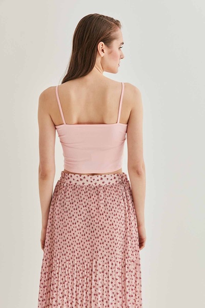 Vitrin Strappy Crop bavlněné tílko