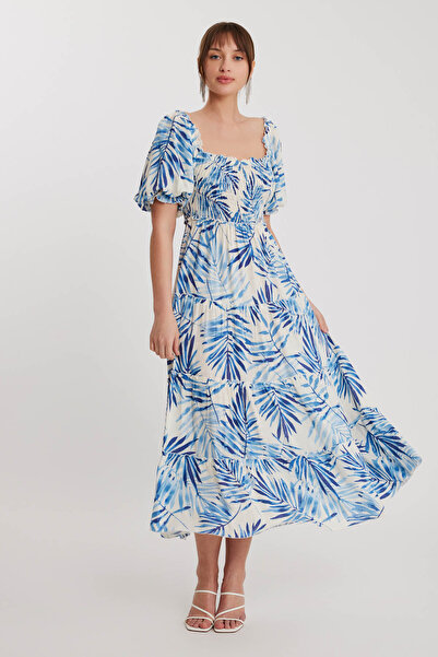 Vitrin Дълга рокля с балонни ръкави Gipeli