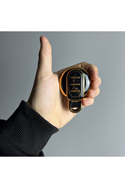 LUXE AKSESUAR Θήκη σιλικόνης για κλειδί προστασίας Mini Cooper με 3 κουμπιά, ...