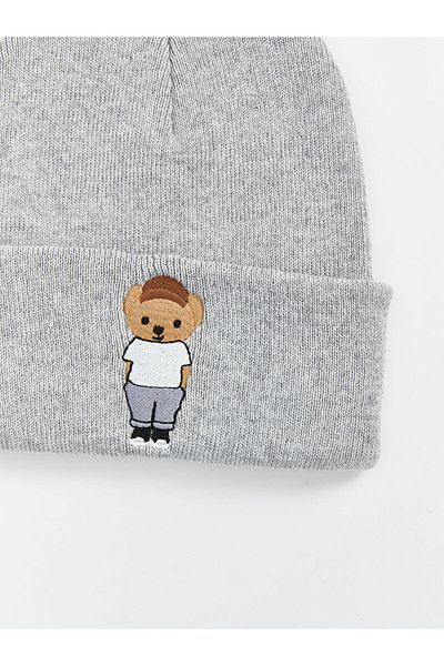 LC Waikiki Ayi Teddy bestickte Damen-Baskenmütze – W4M449Z8