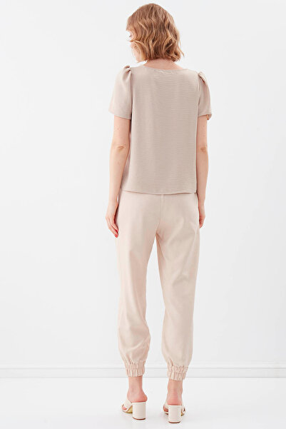 Vitrin Elastic Waist and Leg Trousers