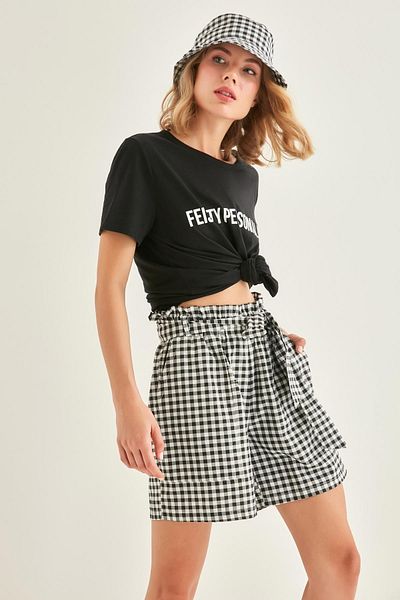 Vitrin Σορτς με σχέδια Gingham