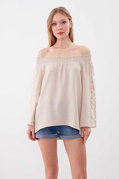 Vitrin Gipeli Sleeves Transparent Blouse