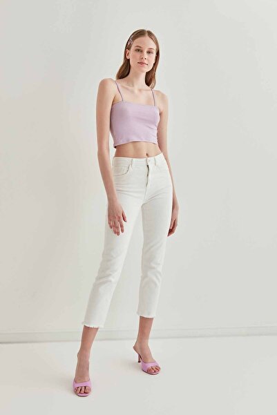 Vitrin Strappy Crop bavlněné tílko