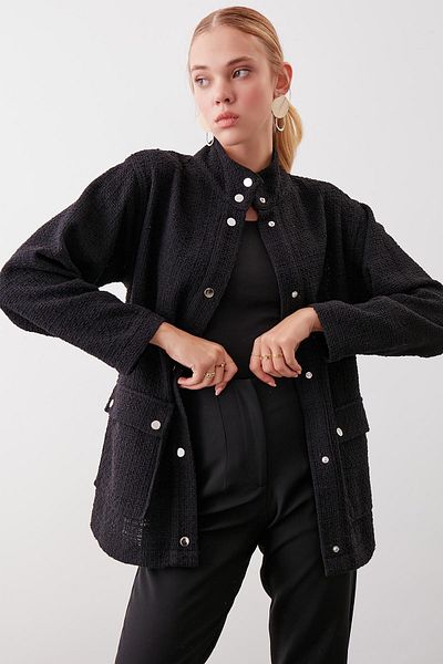 Vitrin Jacke mit geknöpften Taschen