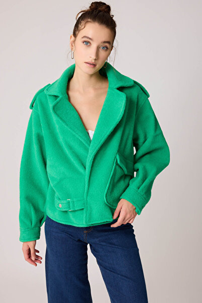 Vitrin Tek Cep Çıtçıt Kapamalı Ceket