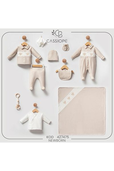 Cassiope Pack of 10 Embossed Bear Patterned Baby Hospital Outlet - 427475