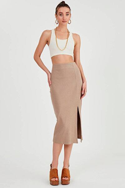 Vitrin Μίντι Φούστα με σκίσιμο