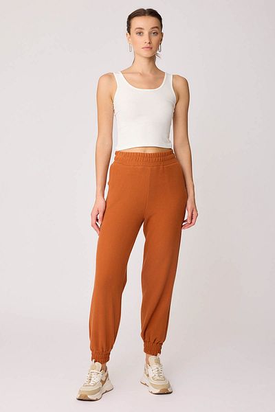 Vitrin Knitted Trousers with Elastic Waist and Legs