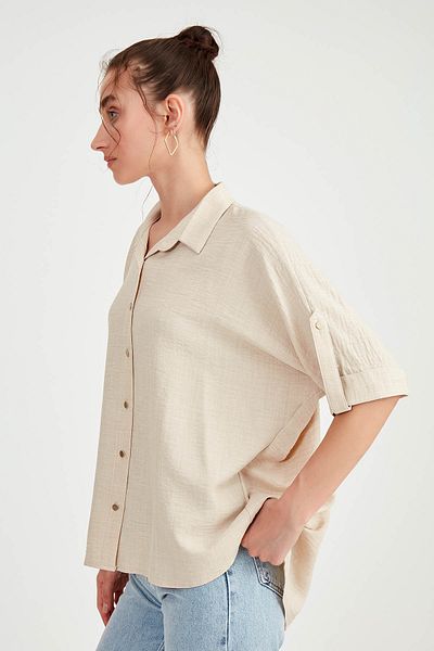 Vitrin Off Shoulder Loose πουκάμισο