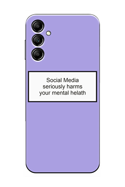 frondcase حافظة لهاتف سامسونج A16 سوشيال ميديا ​​ليلك