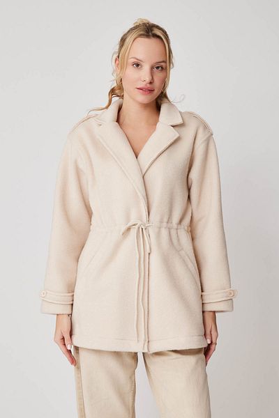 Vitrin Waist Drawstring Pocket Jacket