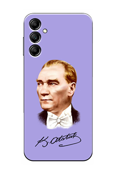 frondcase حافظة هاتف سامسونج A16 أتاتورك بتوقيع أرجواني