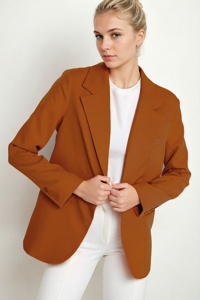 Vitrin Blazerjacke mit einem Knopf vorne