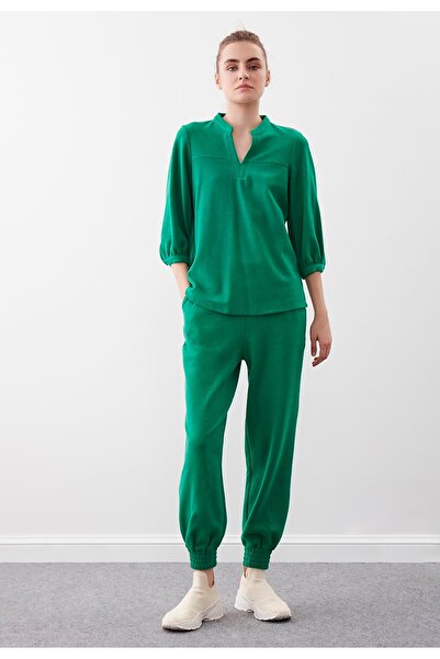 Vitrin Knitted Trousers with Elastic Waist and Legs