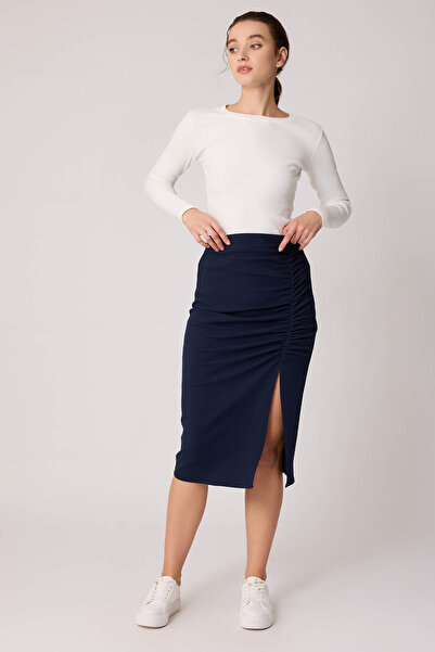 Vitrin Спідниця з плісировкою, середньої довжини, з розрізом