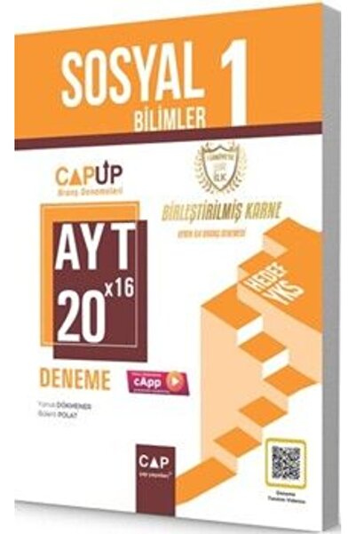 Çap Yayınları Ayt Sosyal Bilimler 1 20 X 16 Up Deneme