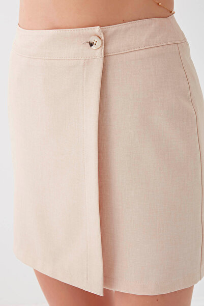 Vitrin Mini Skirt - Buttoned Design