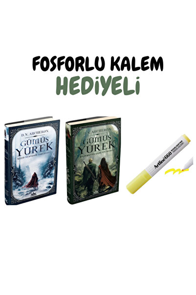 Ephesus Yayınları 2 KİTAP CİLTLİ SET GÜMÜŞ YÜREK SERİSİ D.N. ARCHERON - FOSFO...