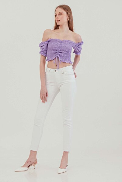 Vitrin Ελαστική Μπροστινή Μπροστινή Μπλούζα με μανίκια τριών τετάρτων