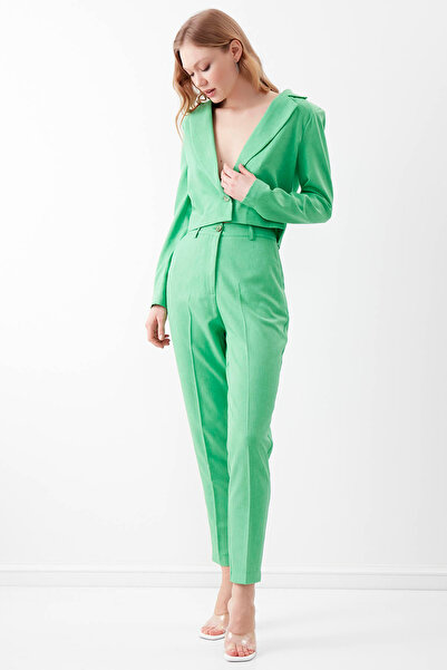 Vitrin High Waist Carrot Cut Trousers