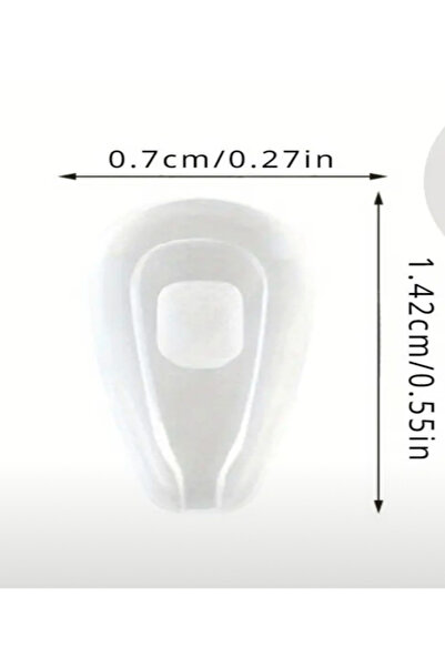 glasses accessory Glasses Nose Pads Silicone Snap-On Cool Placket Orthopedic 1 Pair Lumaks