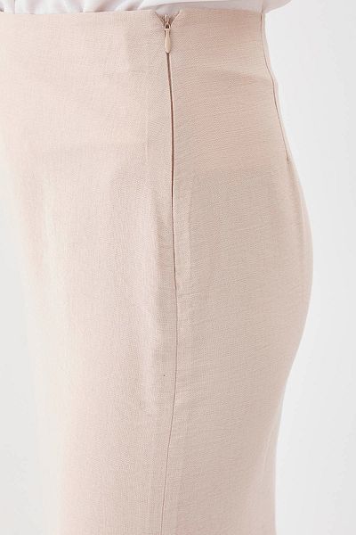 Vitrin Midi Skirt with Side Slit