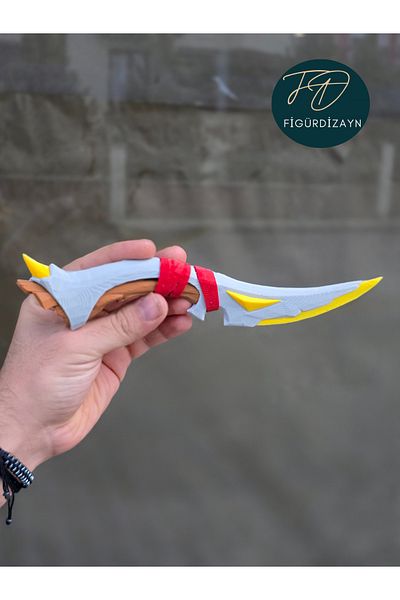FigürDizayn Valorant Zifiri Knife - Plastic Decor Figure