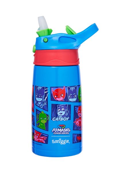 SMIGGLE Pj Mask Pija Masks Stainless Steel Water Bottle 400ml