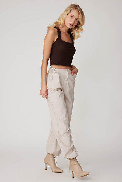 Vitrin Παντελόνι τσέπης από ύφασμα Parachute με ελαστική μέση και πόδια