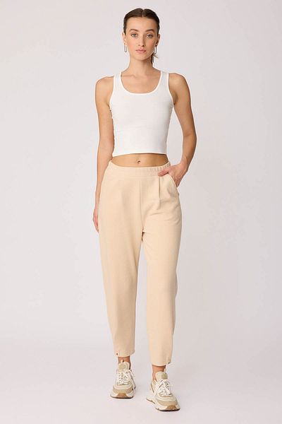 Vitrin Buttoned Knitwear Trousers with Elastic Waist