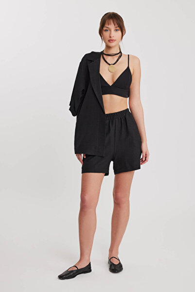 Vitrin شورت بجيب وخصر مطاطي