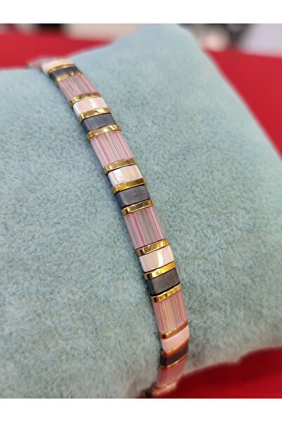 Moda Gümüş سوار ميوكي تيلا بتصميم خاص من الحجر الطبيعي - أناقة مصنوعة يدويًا