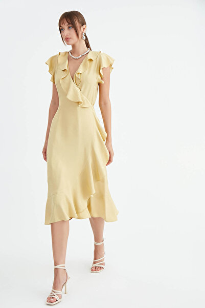 Vitrin Φόρεμα με βολάν με δέσιμο στη μέση