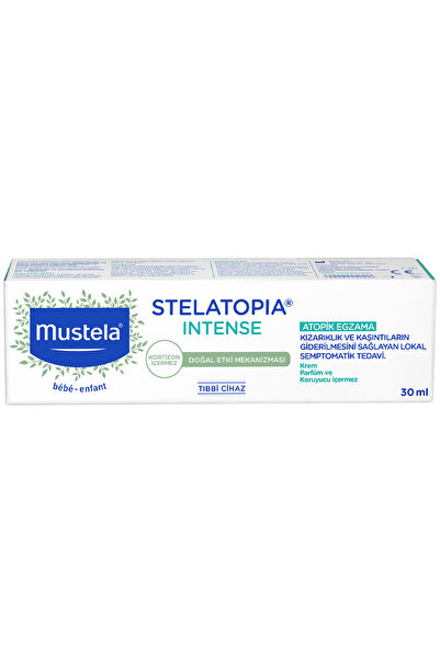 Mustela Stelatopia Intense Atopi Egzama Kaşıntı Giderici Kortizonsuz Nemlendirici Krem Bebek Çocuk Yetişkin