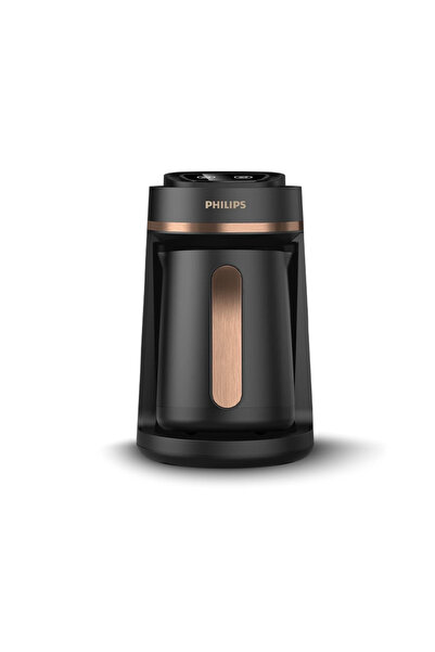 Philips Turkish Coffee Maker, 4 Cups, 735 Watts, Black Hda150/62