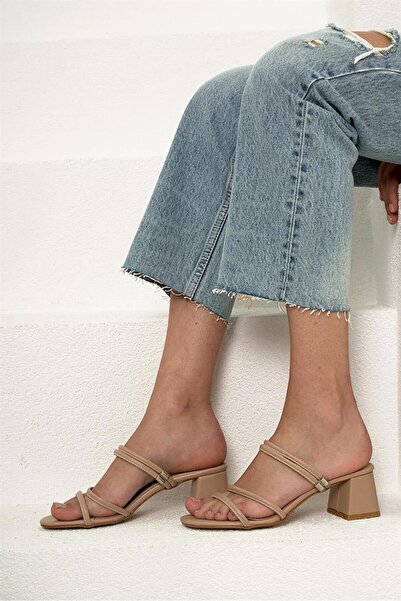 Madamra Norkové dámské sandály s dvojitým páskem na podpatku